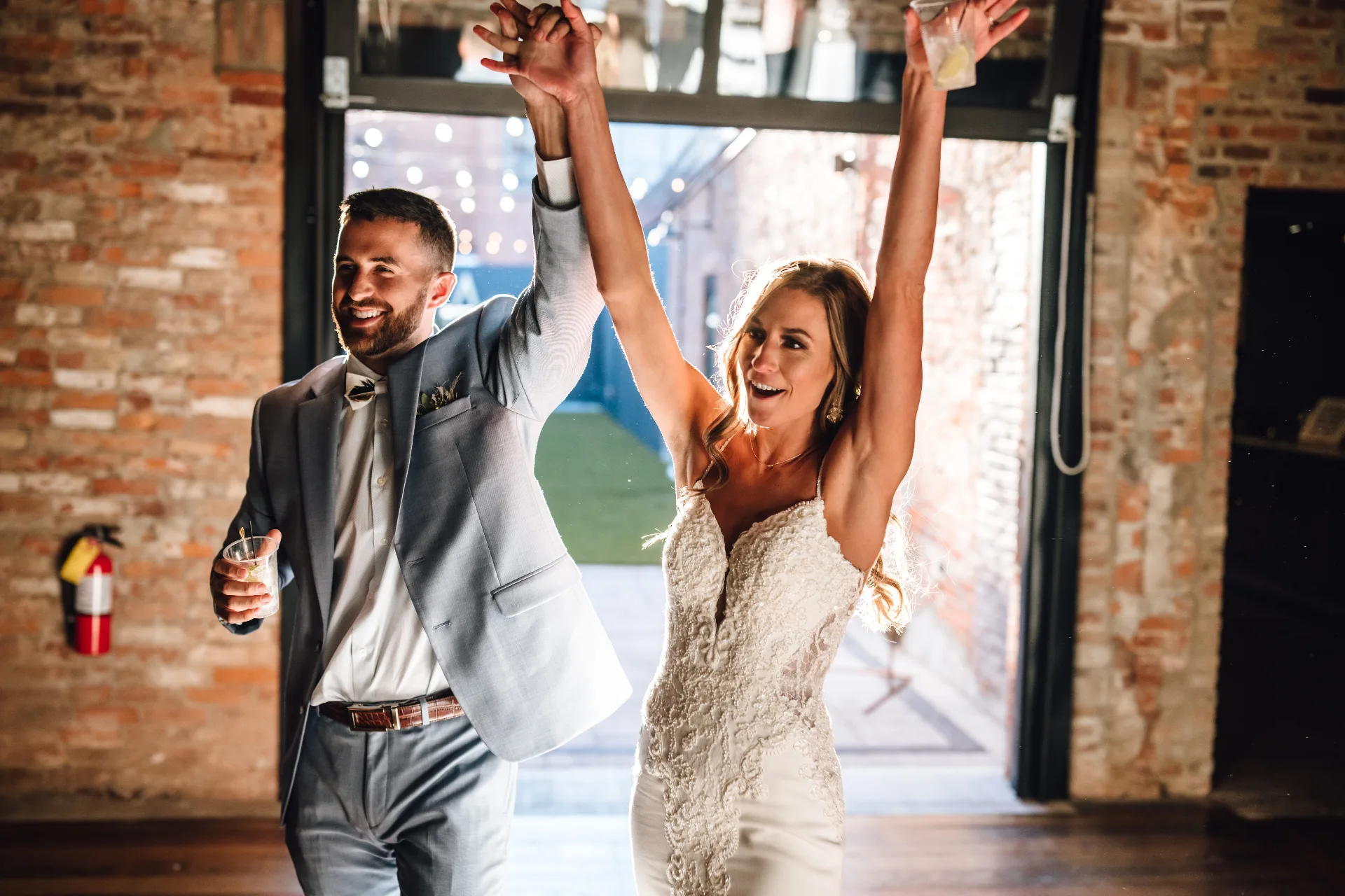 Ceremony inside Brickyard on Main