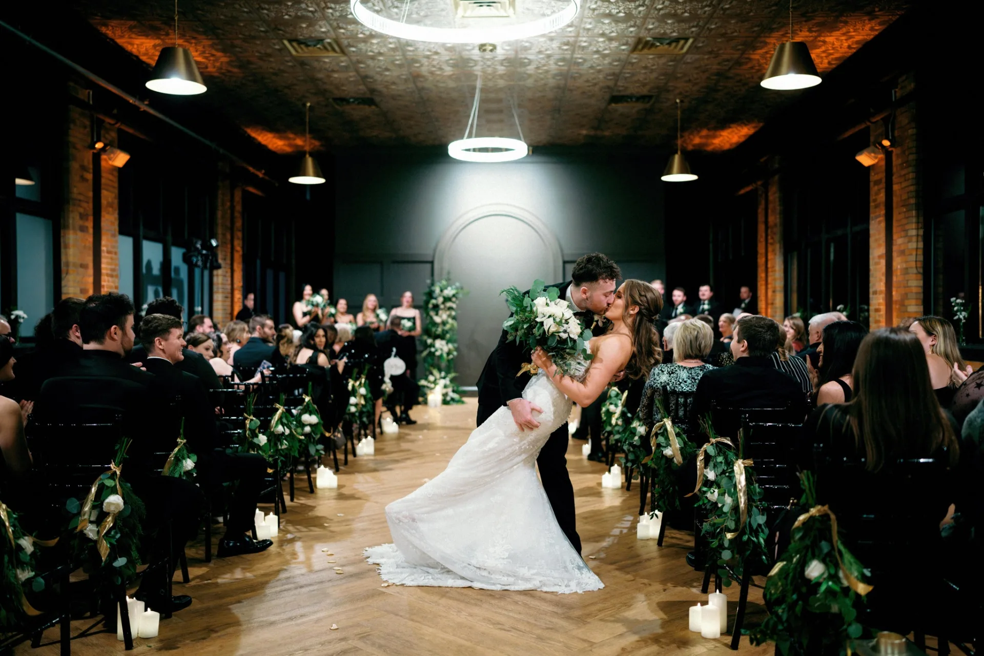 Ceremony recessional at Urban501